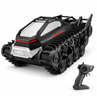 amphibious-tracked-tank-childrens-all-terrain-rc-vehicle: left-facing three-quarter studio hero with matching controller.