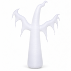 White ghost inflatable back view showing the plain back and raised wavy arms