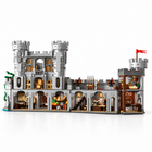 Back of the Sword of Holy Spirit castle unfolded, showing interior rooms, stairs and kitchen