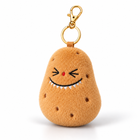 Funny-Faced Potato Keychain Pendant 10cm Plush Bag Charm - Funny Funny Potato