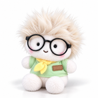 Plush Stuffed Toy Bag Keychain 16cm Doll Pendant Charm - Green Clothes Yellow Fur