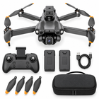 CS25 dual-battery package with remote, charging cable, spare propellers and carry case