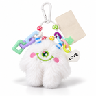 Creative Charm Doll Keychain Cute Backpack Pendant Bag Charm - White