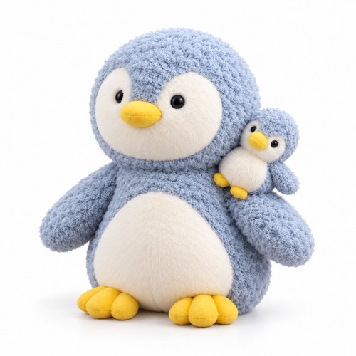30CM 50CM Penguin Duck Panda Plush Toy 45 degree left-facing main image