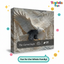 1000-piece 3D carved eagle jigsaw puzzle with realistic feather textures and relief art.