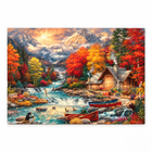 Assembled puzzle - all sizes โ left three-quarter studio photo