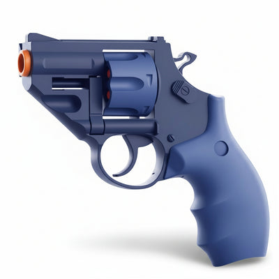 Toylvia™ TB-500 Dart Revolver - Mini 9mm Soft Bullet Continuous Firing Toy Gun