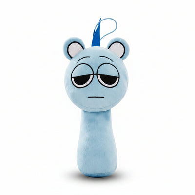 Sky Sprunki Plush Toy — Cyan Stuffed Animal 20cm