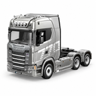GRAY HUINA 1/18 19CH RC Truck three-quarter left studio image
