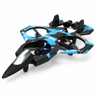 K500 Max Blue RC EPP Foam Stunt Glider three-quarter left studio image