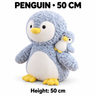 Animal plush toy, Penguin / 50cm size studio image