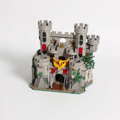 2484PCS Sword of Holy Spirit Castle Medieval Modular Building Blocks Set