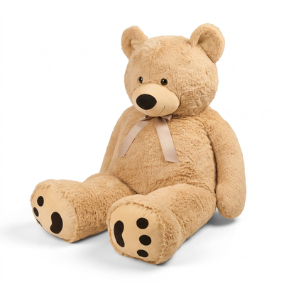 Giant 5Ft Teddy Bear Stuffed Animal | Cuddly Big Bear Plush | Toylvia