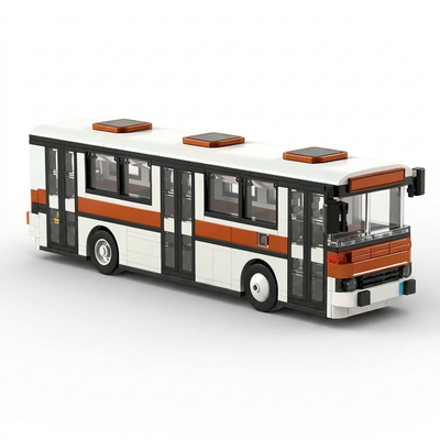558PCS Retro City Bus Building Blocks - Vintage Urban Bus DIY Model | Toylvia™