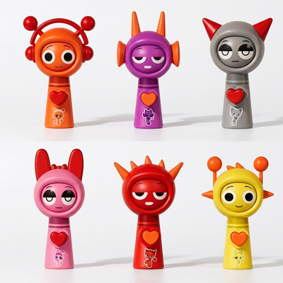 6Pcs Sprunki Face-Changing Action Figures | Wenda Model Dolls | Toylvia