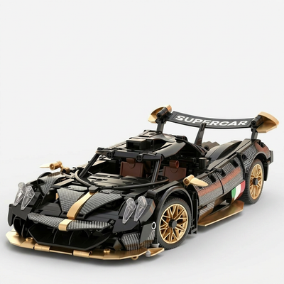 1218PCS Racing Supercar 1:14 Scale Building Blocks Model Car