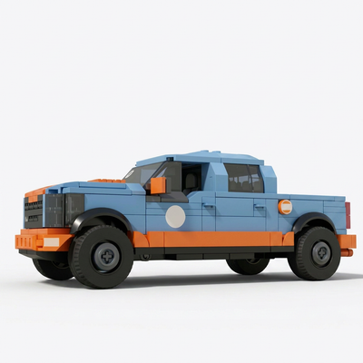 457PCS Pickup Truck Building Blocks with Travel Trailer - Toylvia™