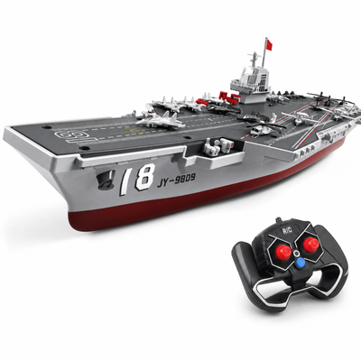 JJRC 1:800 Fujian Naval Carrier RC Ship - Modular Water-Activated Model