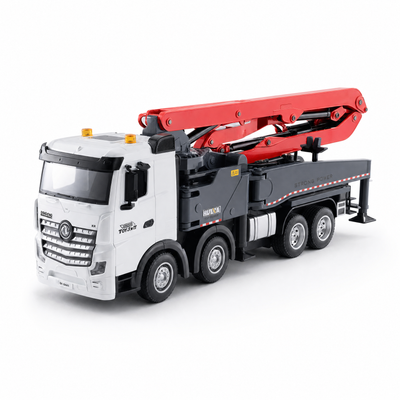 HUINA 1/18 RC Cement Pump Truck - 11CH Alloy Engineering Vehicle