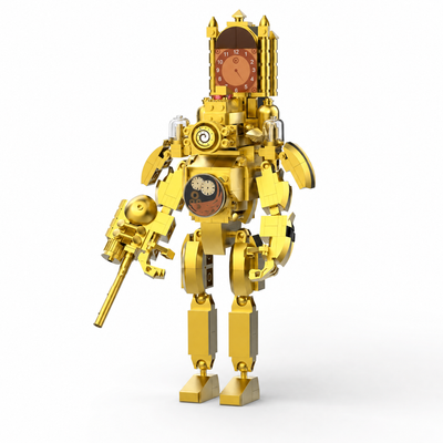 Skibidi Toilet Clockman Titan Building Set - 395Pcs Multiverse Toy