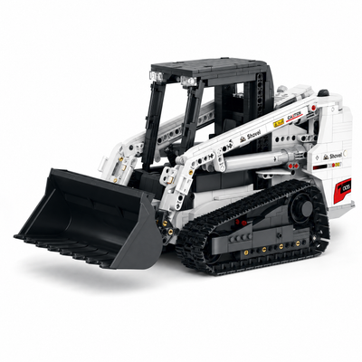 Reobrix RC Bobcat Loader Building Set | 1366PCS Electric Model | Toylvia