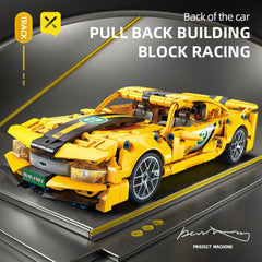ToylinX™ 1:18 Sports Car 451PCS Building Blocks Model Kit for Kids & Adults