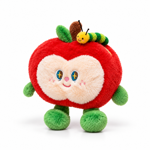 16CM Red Rag Doll plush pendant centered studio product image