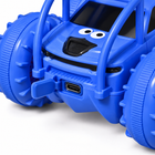 Close-up macro of the amphibious RC car water-sealed USB-C charging port.
