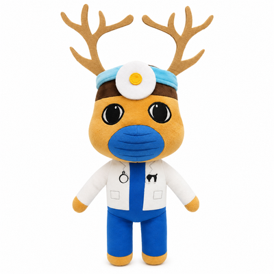 Animal Hospital Doctor Harlow Plush Toy – Soft Stuffed Plush Doll for Fans & Collectors
