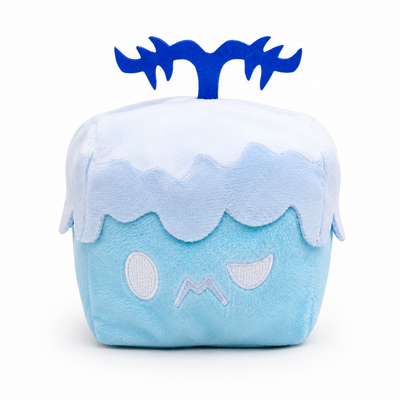 Blox Fruits Blizzard Fruit Plush Toy – 10cm Soft Stuffed Game Doll