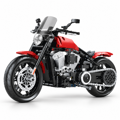 Classic Motorcycle Technical 1:8 Building Blocks Model Set