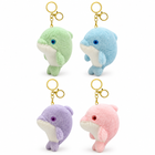 Dolphins plush keychain set - four pieces