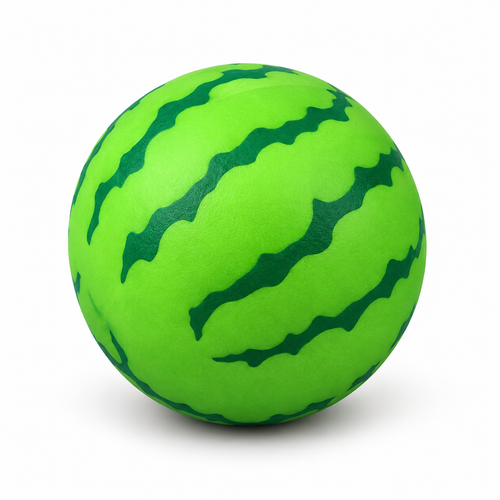 Color-Changing Watermelon squishy toy, featured studio photo