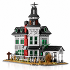 1491-piece Gothic Victorian Manor building blocks kit on a clean white studio surface