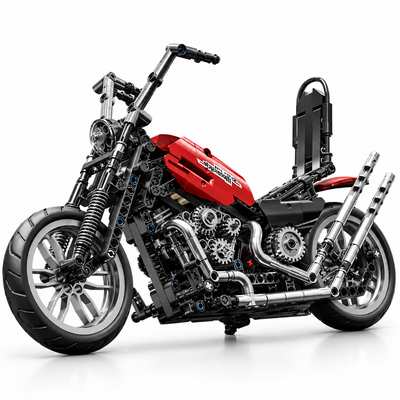 Harley-Davidson Fat Boy Motorcycle Building Set – 650PCS