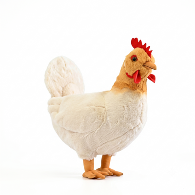 30cm The Hen Plush Toy Doll - Cute Cartoon Chicken Stuffed Animal