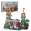 2568PCS Knight's Fortress medieval castle full display with towers, gate and detailed landscaping.