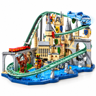 Magic Castle Motorized Roller Coaster Building Blocks Set