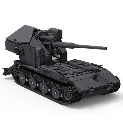 Military Waffenträger E100 Tank Building Blocks Set - 2036pcs MOC Armored Vehicle Kit