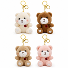 Milk Bears plush keychain set - four pieces