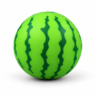 Color-Changing Watermelon squishy toy, side studio photo