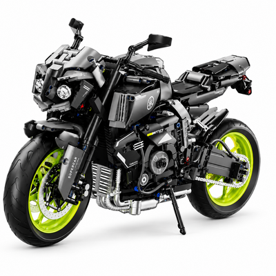 Realistic STEM Motorcycle Building Blocks Kit 1987pcs
