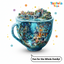 Toy with a cup design featuring a miniature underwater city, branded 'Toylivia Toys'.