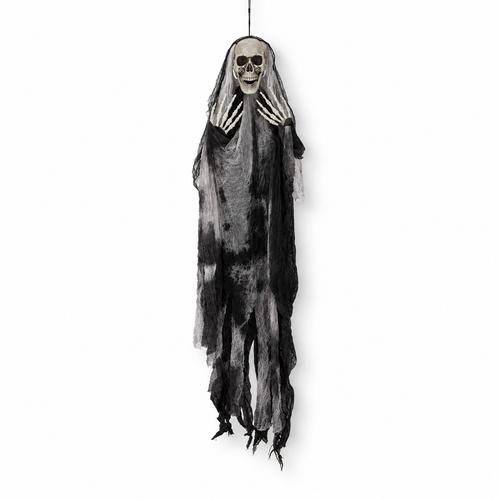 3-Pack Hanging Halloween Skeleton Ghost Grim Reaper Props - alternate view