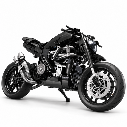 1:8 Scale Motorcycle Moto Vehicle Technical Building Blocks 538pcs - alternate view