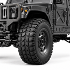 4wd-rc-military-crawler-cannon-winch-ready-swat-black: accurate close-up macro detail.