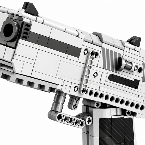 Reobrix Eagle Building Set - Realistic DIY Pistol Model (408 Pcs) - alternate view