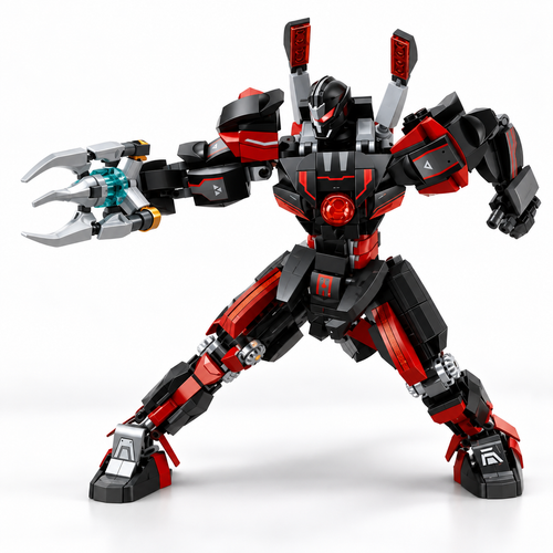 585PCS Dark Wanderer Mecha Building Blocks - Movable Robot Model DIY Kit | Toylvia™ - alternate view