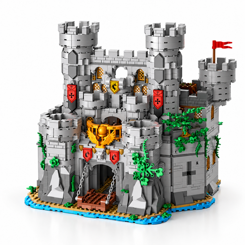 2484PCS Sword of Holy Spirit Castle Building Blocks Model Set - alternate view