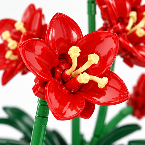 Amaryllis Flowers Bonsai Building Set | 503PCS Botanical Model | Toylvia - alternate view